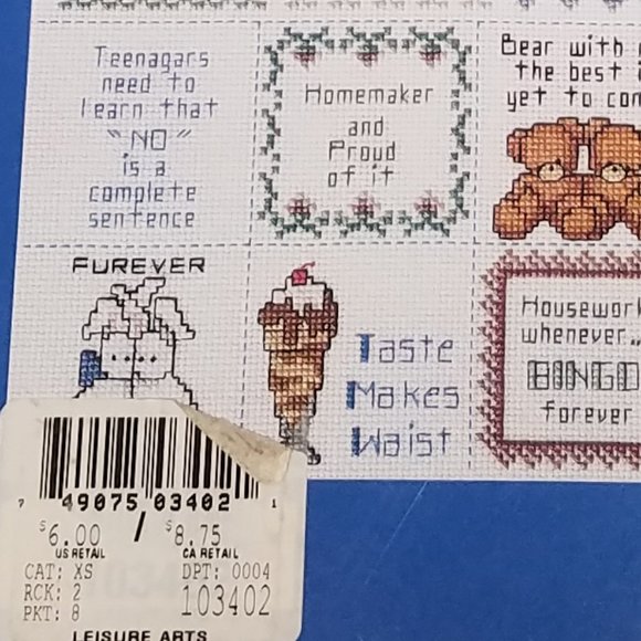 Jeanette Crews Designs Book 3 Beginner Series Cross Stitch Pattern Book - Picture 12 of 13